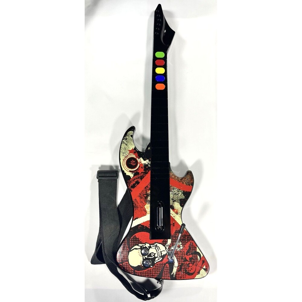 React Reaper RTPS2696 PlayStation 2 Guitar Hero Wireless Guitar No Dongle Tested